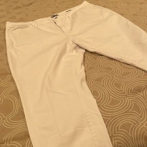 Judy Blue pants, white cotton blend, skinny fit, 24W